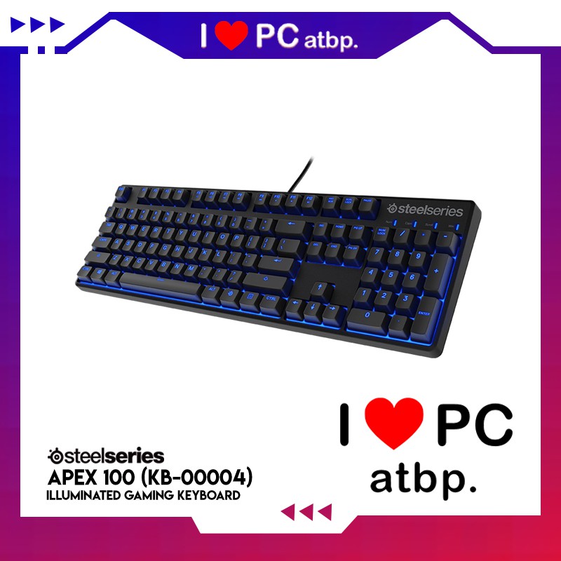 SteelSeries Apex 100 Illuminated Gaming Keyboard (KB00004) Shopee