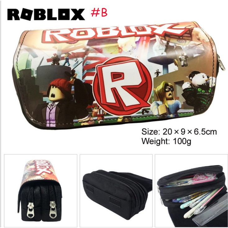 Anime Cosplay Game Roblox Student Pencil Case Canvas Bag - 