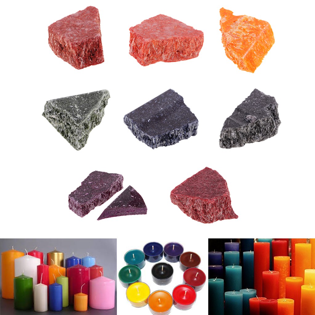 Candle Dye Chips Pigment Blocks Wax Dye for DIY Candle Coloring 8 Colors Shopee Philippines