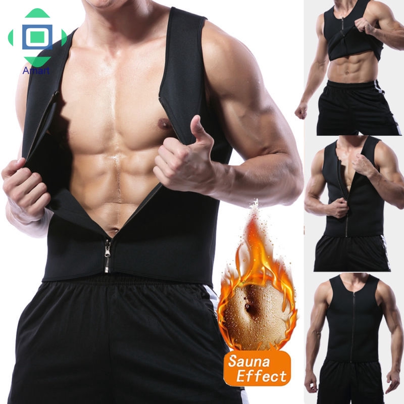 zipper sauna vest