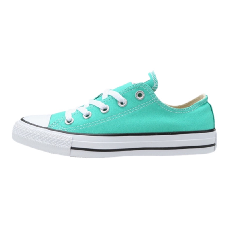 mint green canvas shoes