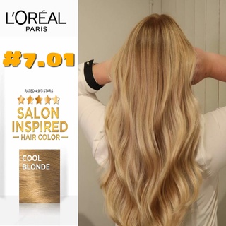 Hair Color LOREAL Excellence - 7.01 Cool Blonde #4