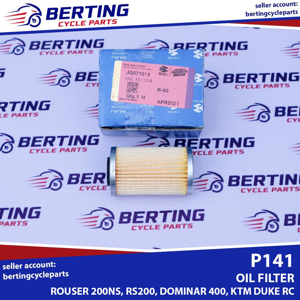OIL FILTER Rouser NS200 200NS RS200 Dominar 400 V1 UG KTM Duke 200 250 390 RC 200 Genuine JG571014