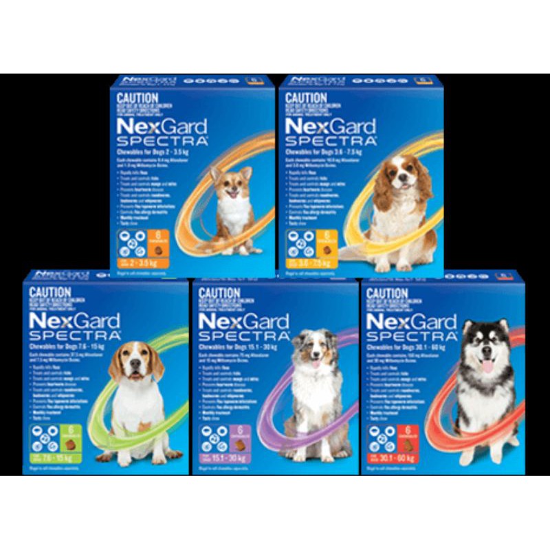 Nexgard Spectra Chewable Tablet For Dogs Shopee Philippines