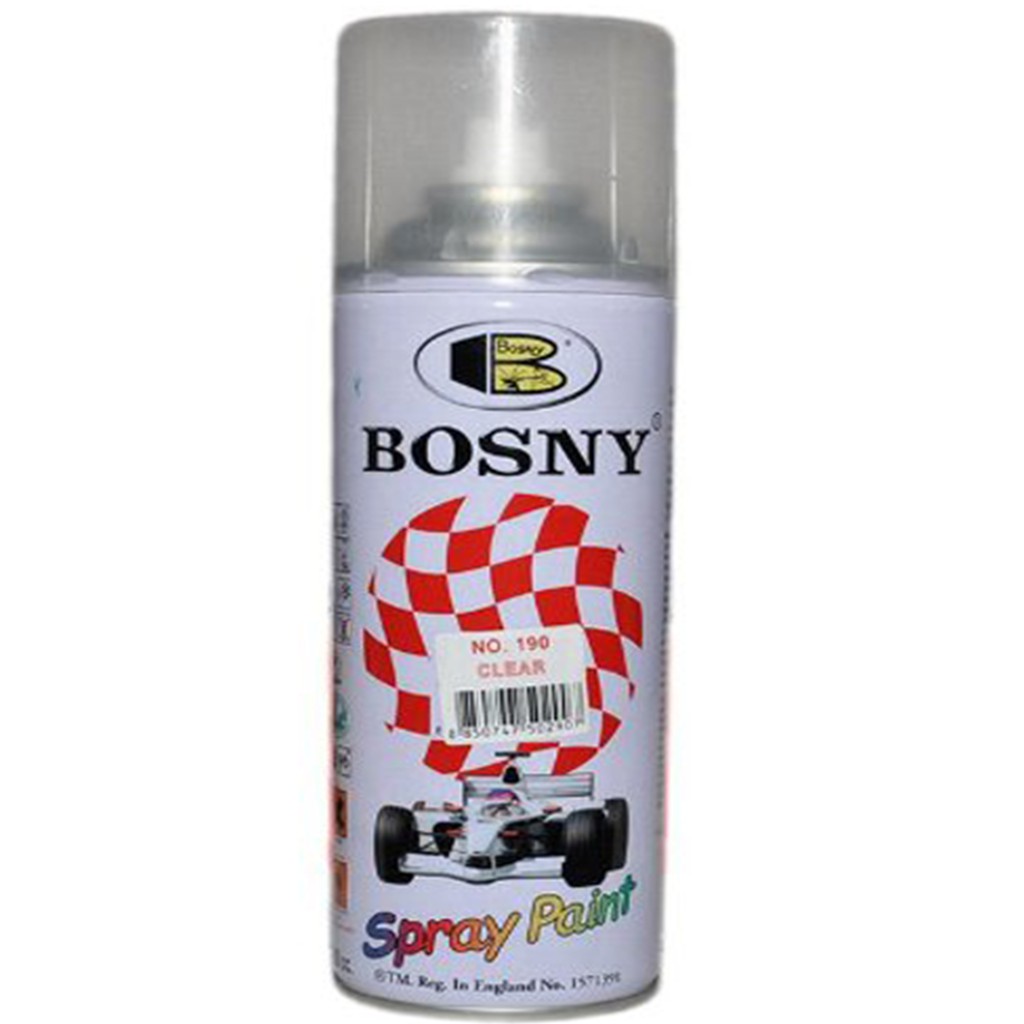 Bosny Spray Paint Clear No 190 400ml Per Can Shopee Philippines