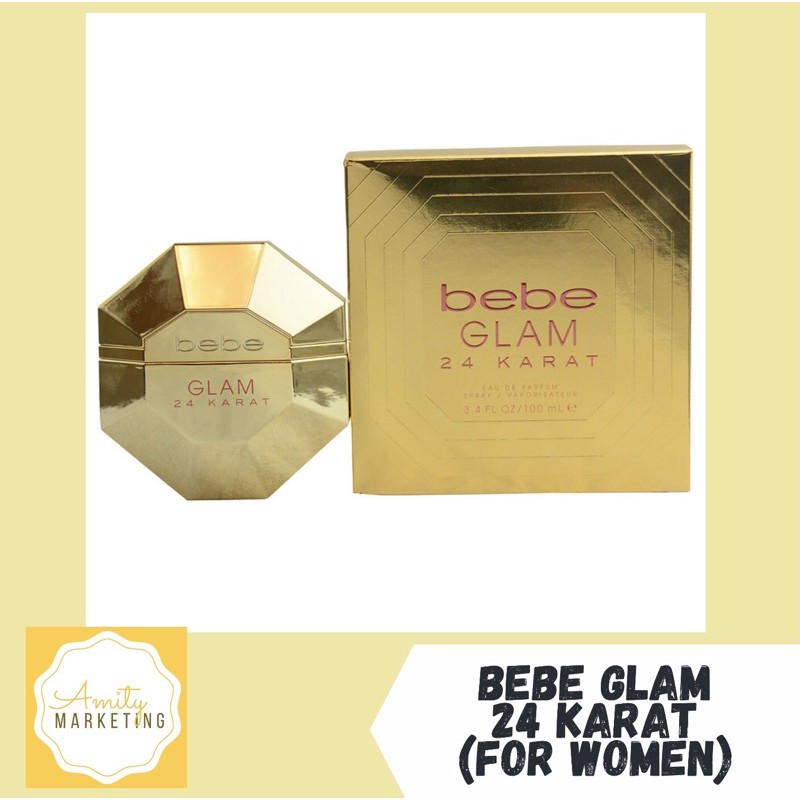 Bebe Glam 24 Karat Eau De Parfum For Women 100ml Shopee Philippines