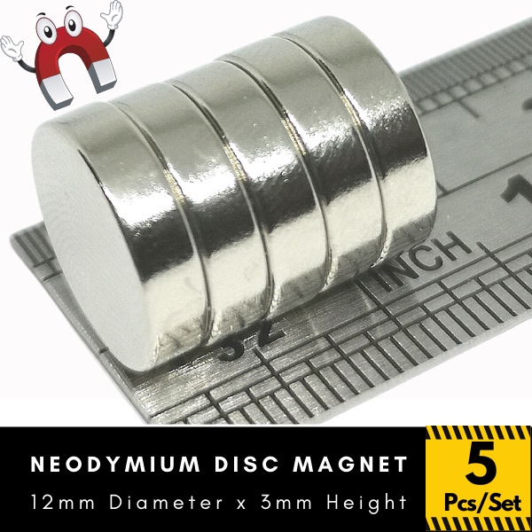 25pcs Small Disc Cylinder Neodymium Magnets 8 x 1.5 mm Round Rare Earth Neo N50 