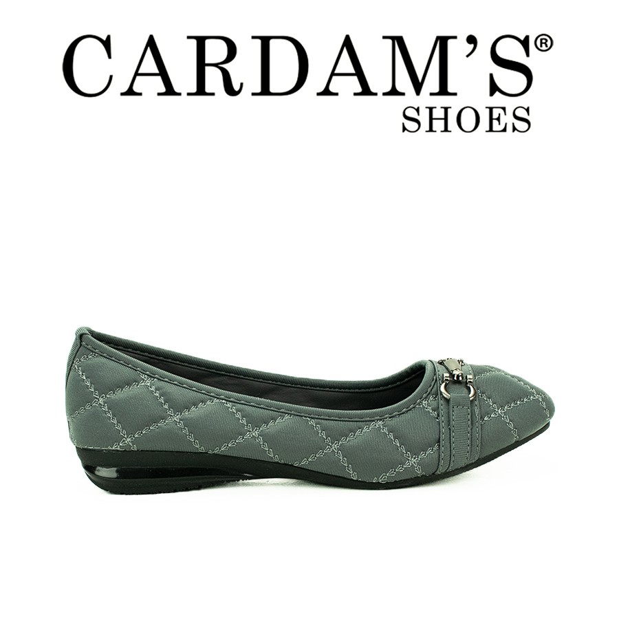 Cardams CLS 96311 Gray/Navy Blue Women Flat Shoes Shopee