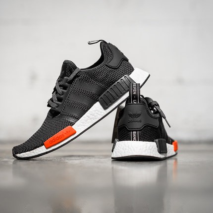 Adidas NMD R1 Men/Women Shoes Size36-45 black red boost | Shopee Philippines