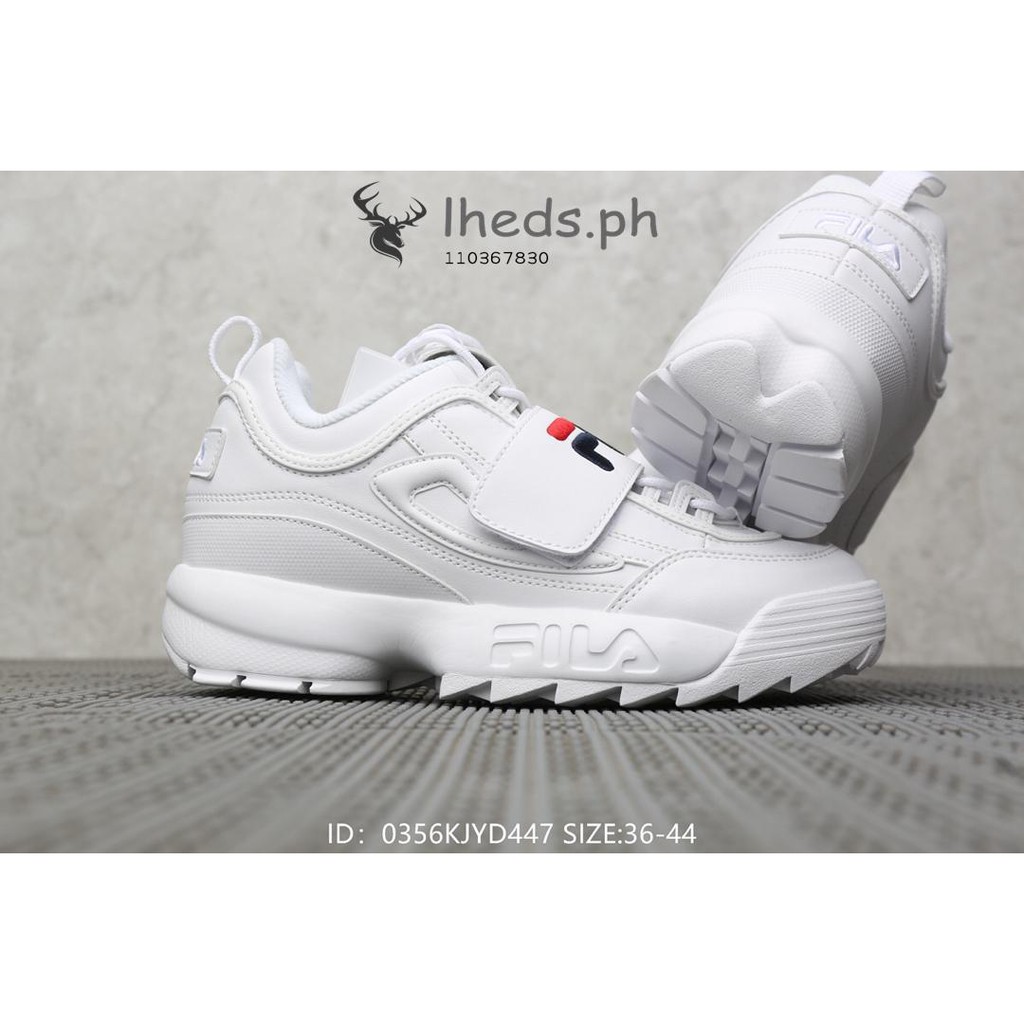 fila disruptor com velcro
