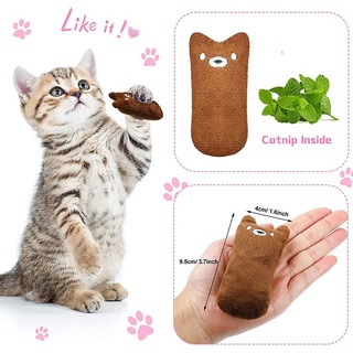 Teeth Grinding Catnip Toys Funny Interactive Plush Cat Toy Pet Kitten Chewing Vocal Toys #2