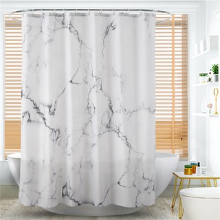 180X180Cm 3D Fashion Marble Printed Shower Curtain Home Waterproof #6