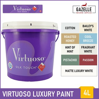 Boysen Virtuoso Odorless And Anti-bacterial Paint With Teflon - 4l ( 9 