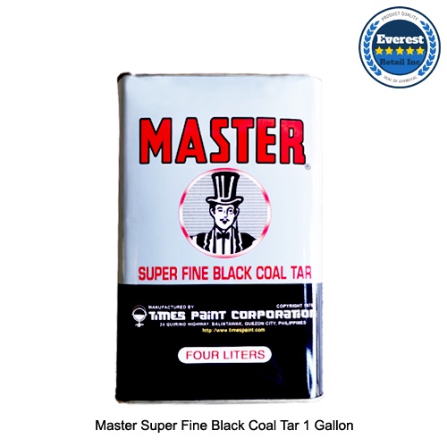 Master Super Fine Black Coal Tar 1 Gallon Shopee Philippines