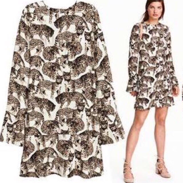 cheetah dress h&m