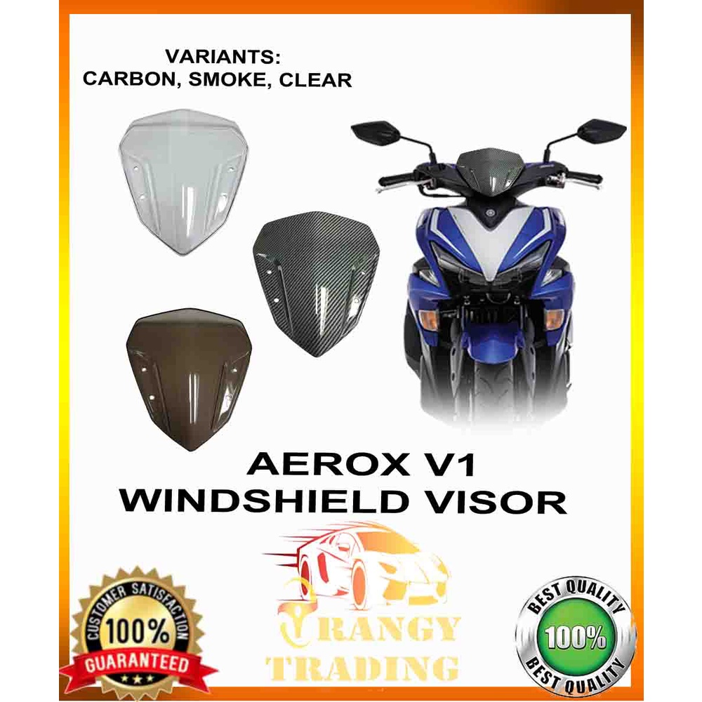 Yamaha Aerox V1 Windshield / Wind Shield Visor High Quality Shopee