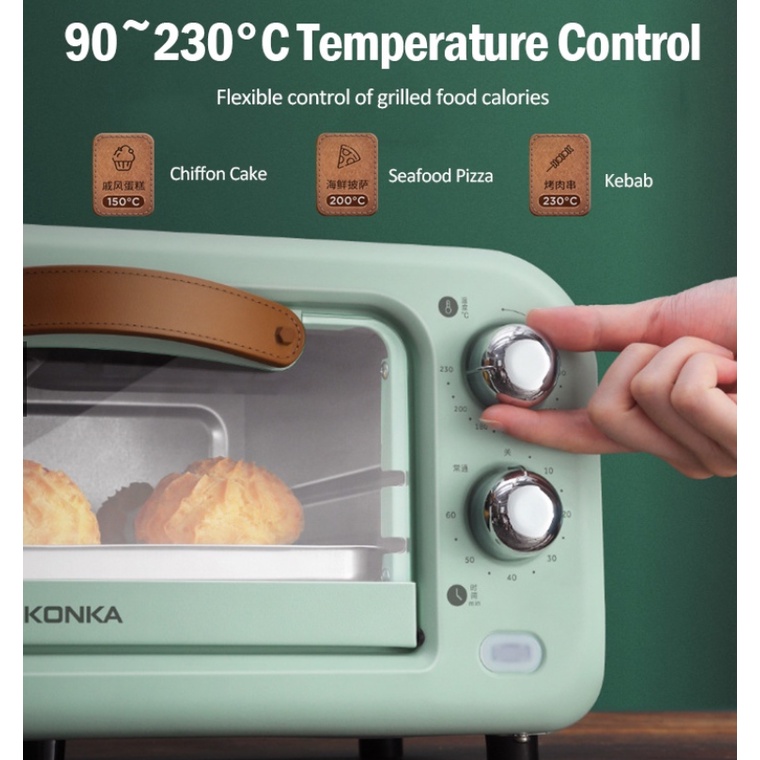 Electric Oven for Baking 12L 3 Layer Household Electric Oven Baking