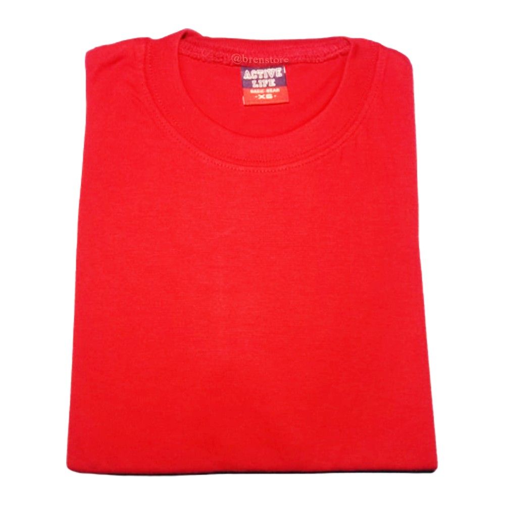 tshirt red plain