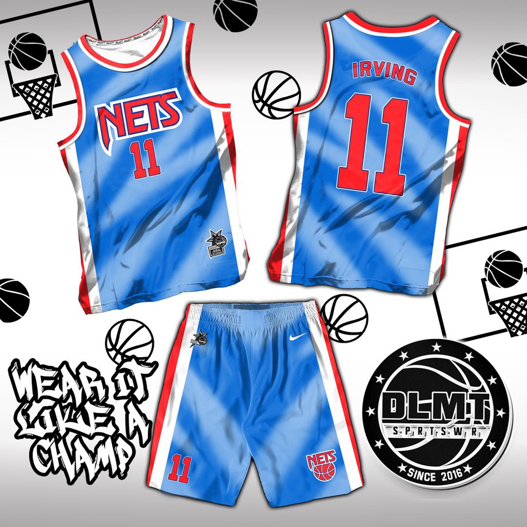 brooklyn nets jersey sublimation