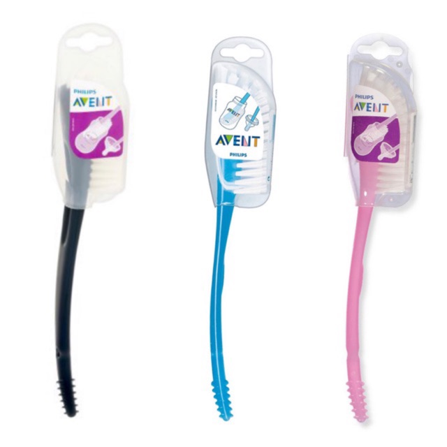 Authentic ** Philips avent bottle brush cleanser w/ Case COVER Shopee