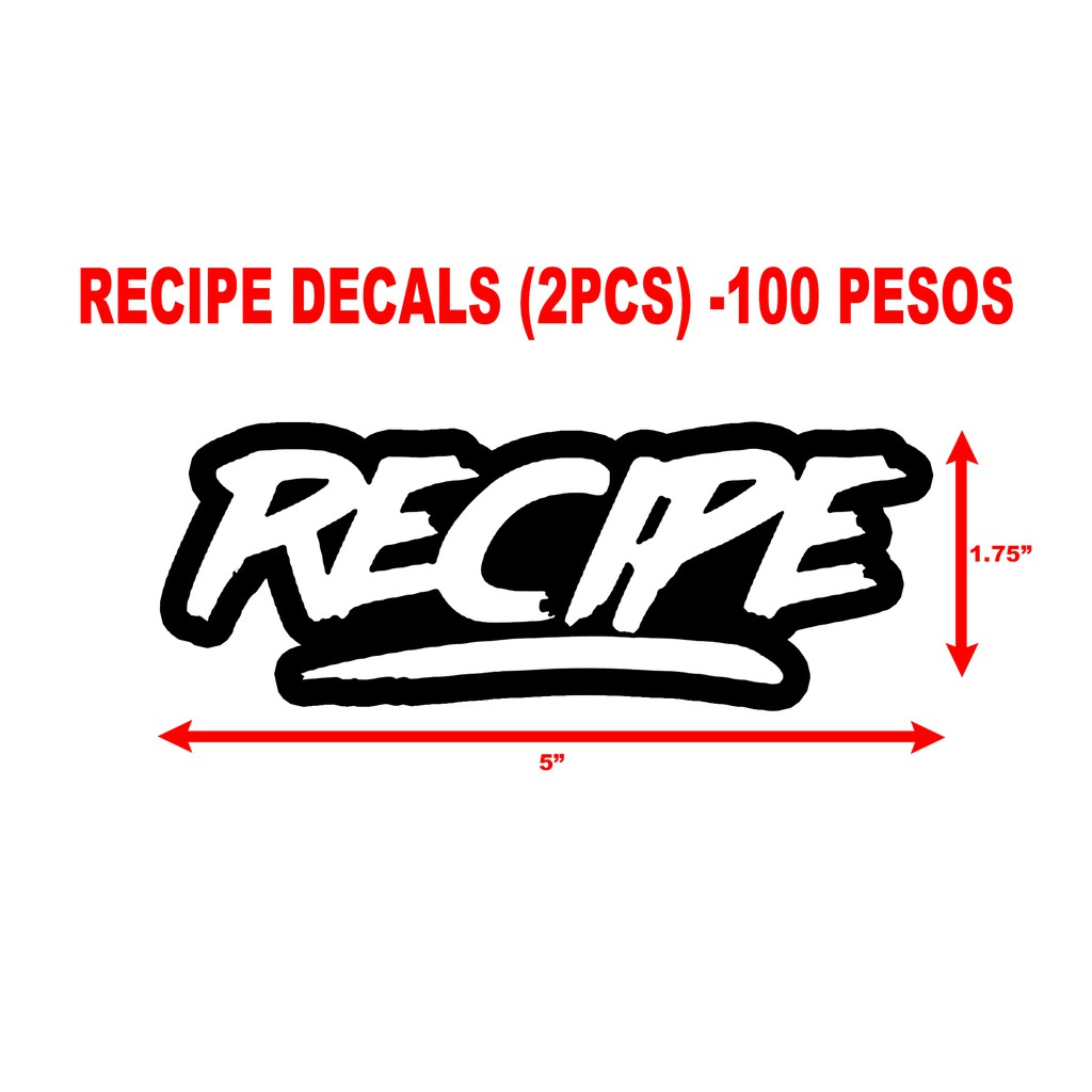 recipe-sticker-decals-shopee-philippines