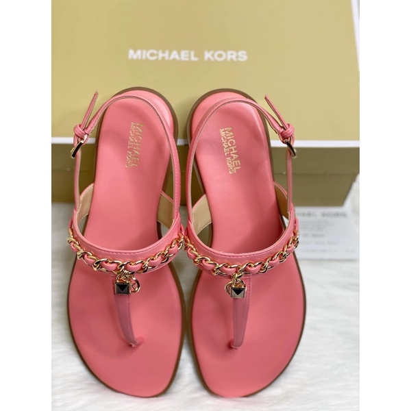 MICHAEL KORS | Elsa Thong Sandals | Women's Fashion Sandals | Original & On  hand | Shopee Philippines