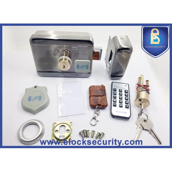 Rfid Electronic Door Lock With Remote Control And Key Shopee