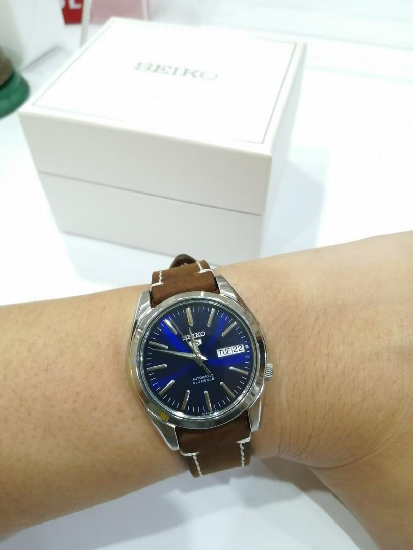 Seiko 5 SNKL43 Automatic Steel Watch Blue Dial SNKL43K1 | Shopee Philippines