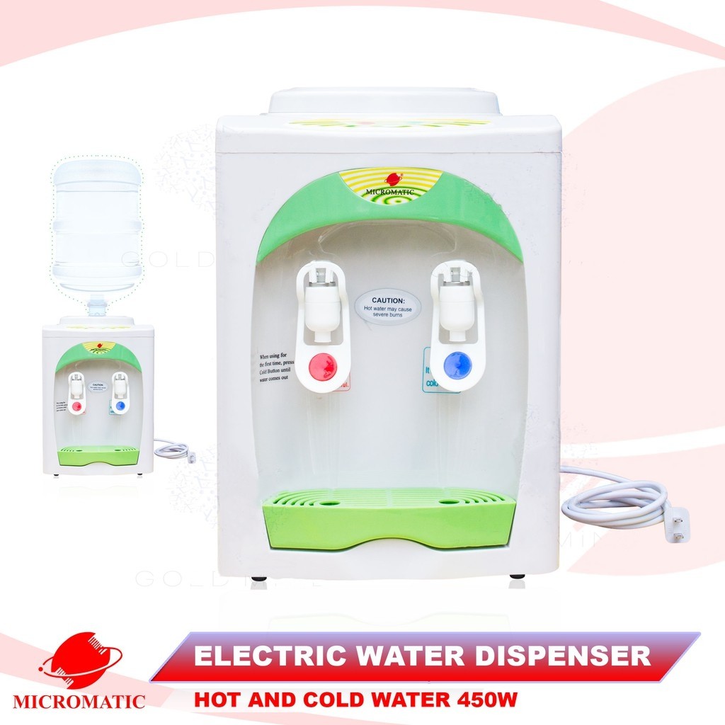 Table Top Electric Water Dispenser Micromatic MWD203 (with 1 year