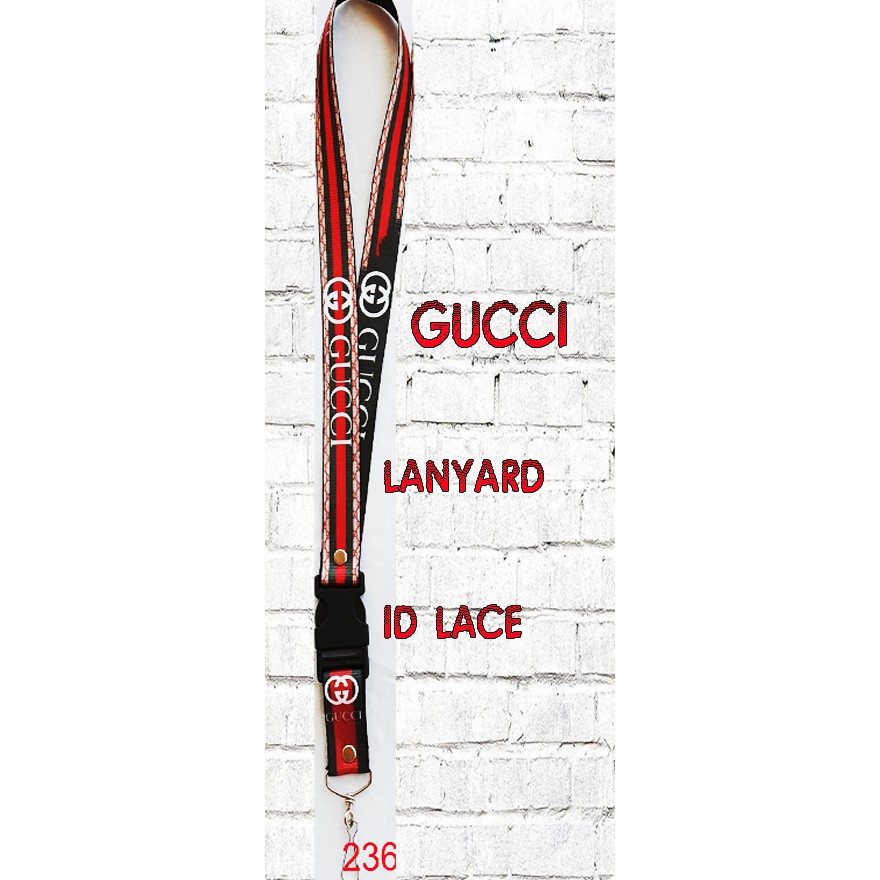 gucci id lanyard