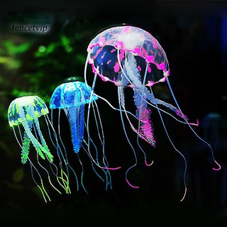 【Vip】Glowing Luminous Artificial Jellyfish Aquarium Decoration Fish Tank Ornament #9
