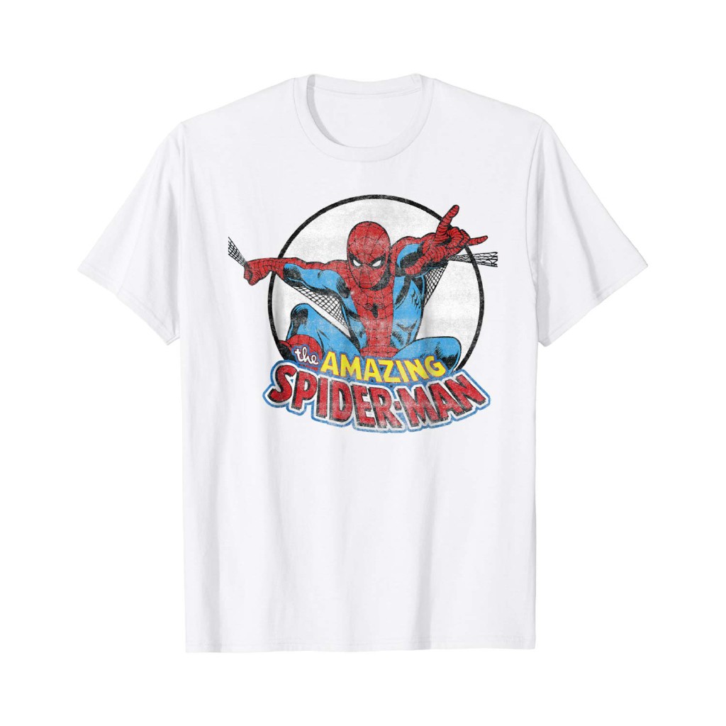 retro spiderman t shirt