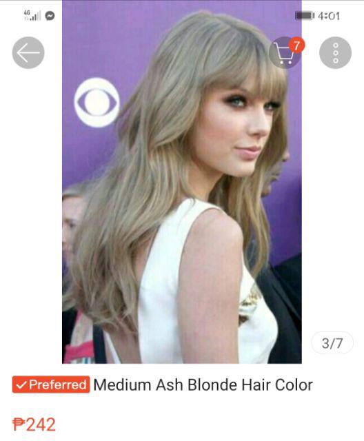 Medium Ash Blonde Hair Color Shopee Philippines
