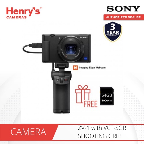 SONY DIGITAL CAMERA ZV1 Vlogging ZV1 YouTube with Flip Screen, Built