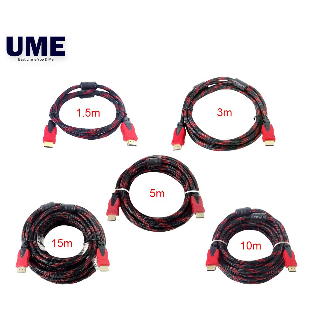 HDMI Cable High Speed 1.5M 3M 5M 10M Full HD 1080P High Speed HDMI