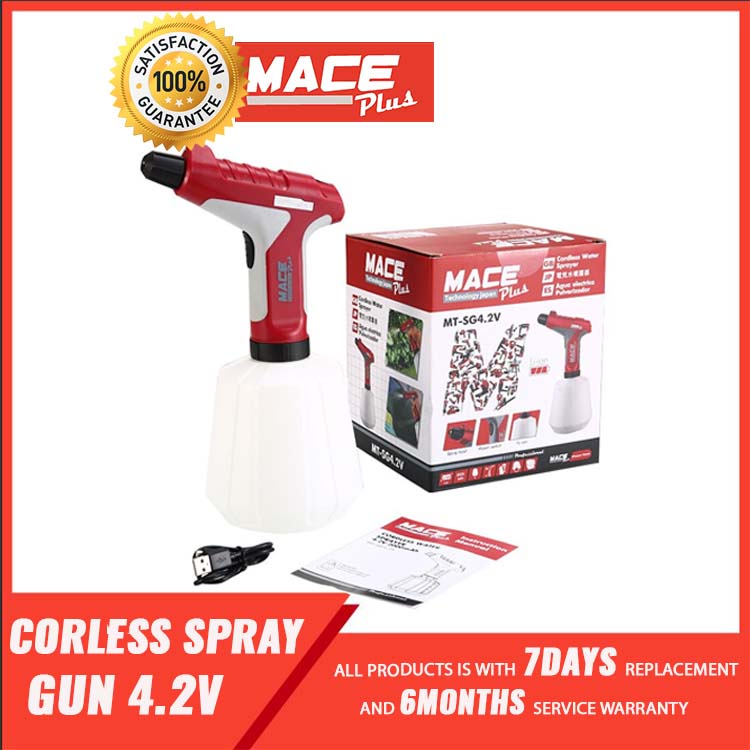 MACE PLUS Sanitizer Spray Gun Gun Sanitizer Machine Cordless