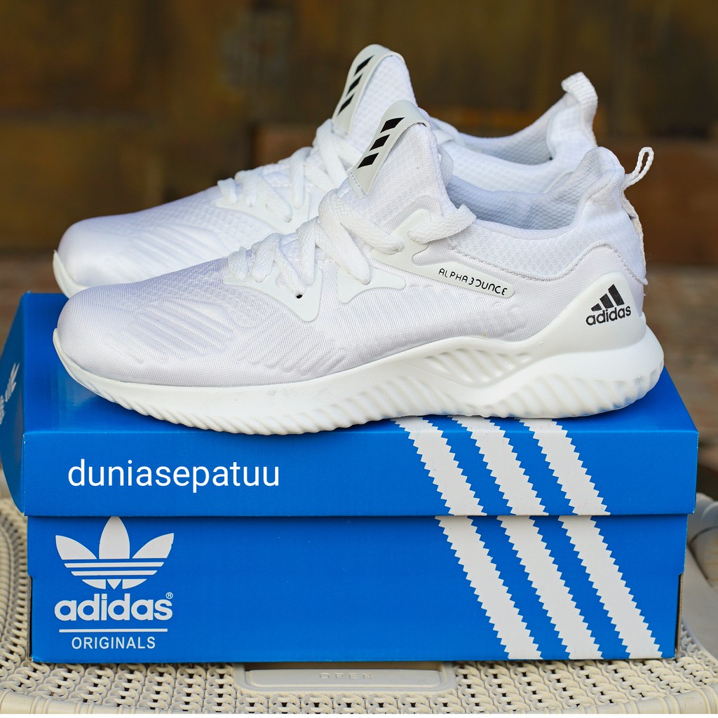 adidas bounce white shoes