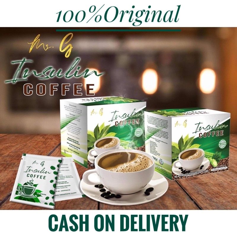 Insulin Herb Coffe/instant Coffe Mix Drink( 10 sachets) Shopee