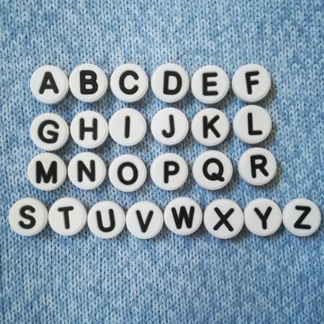 crocs alphabet charms