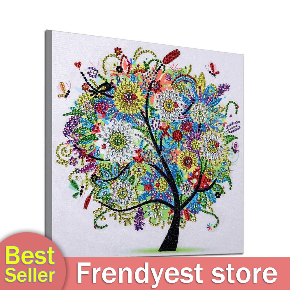 Frendyest 5D DIY Special Shaped Diamond Painting Colorful Tr | Shopee