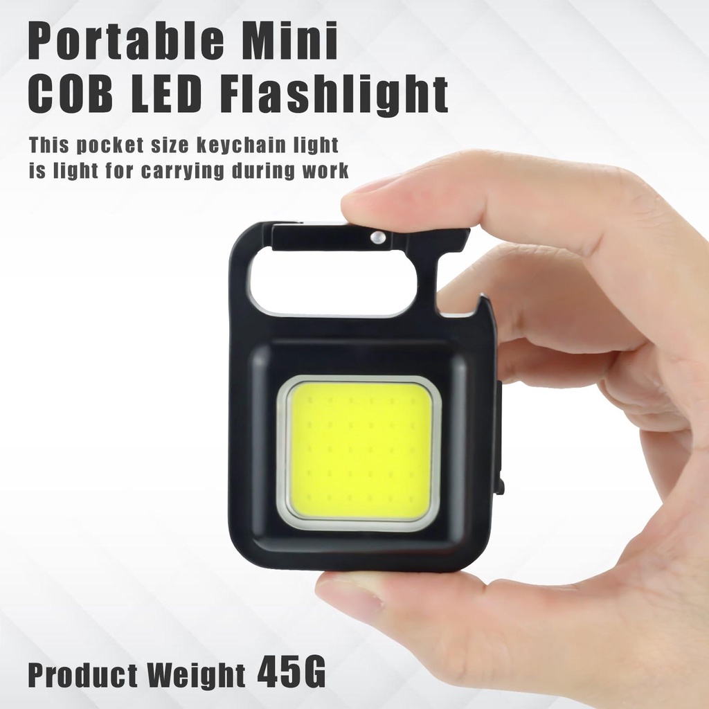 Mini Flashlight Keychain Pocket LED Light Super Bright COB Light USB   30375f694e500a7d7cc0a6ee32bc0631