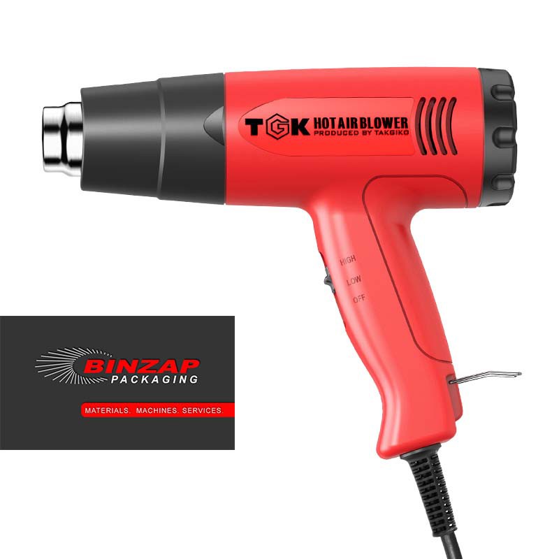 Binzap Heat Gun Hot Blow Air Shrink Gun Shrinkable Plastic Shopee