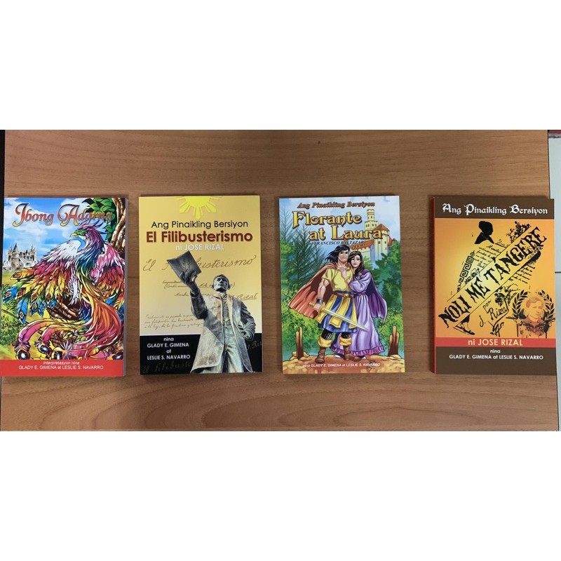 Philippine Filipino Books Ibong Adarna El Filibusterismo Florante At