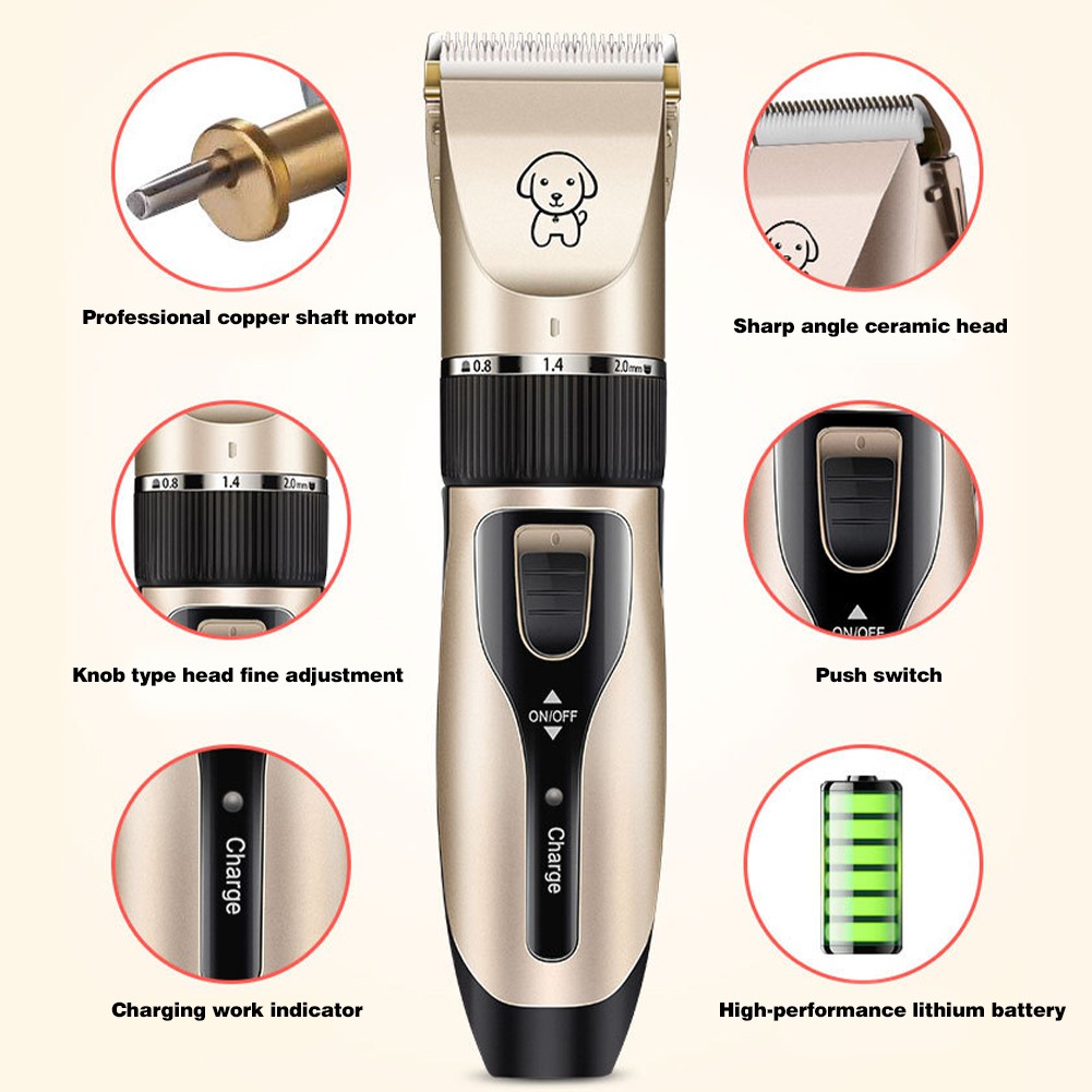 cordless pet grooming kit