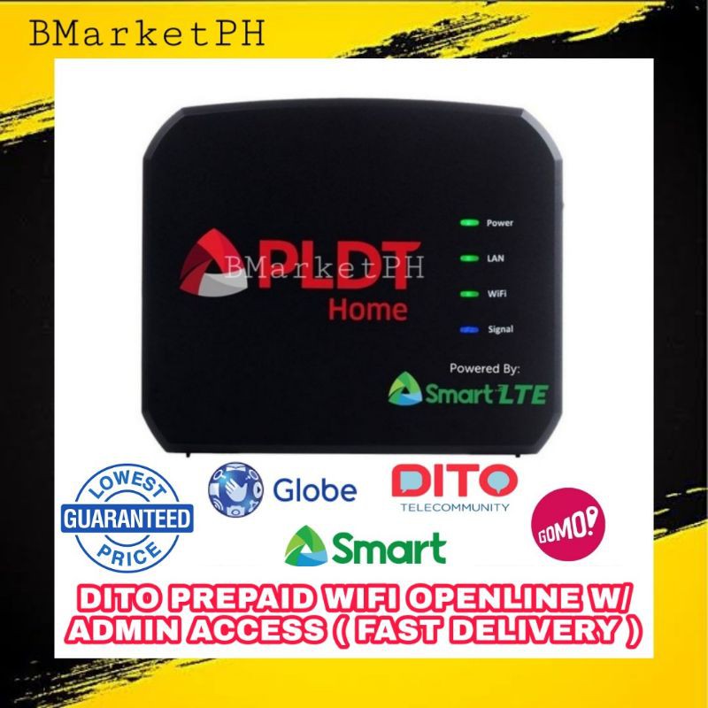 DITO PREPAID WIFI OPENLINE WITH ADMIN ACCESS ( Fast Delivery ) Shopee