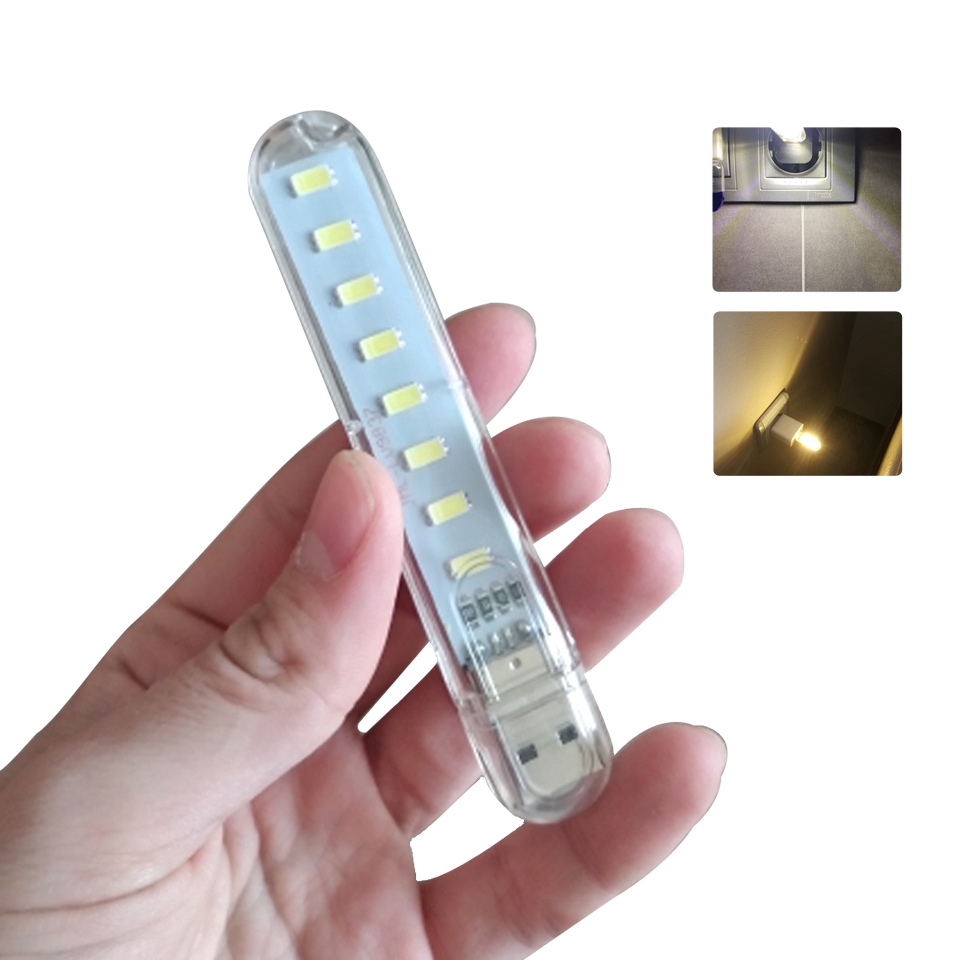 Mini USB LED Night Light Stick For Notebook Computer Laptop Reading Camping Lamp 