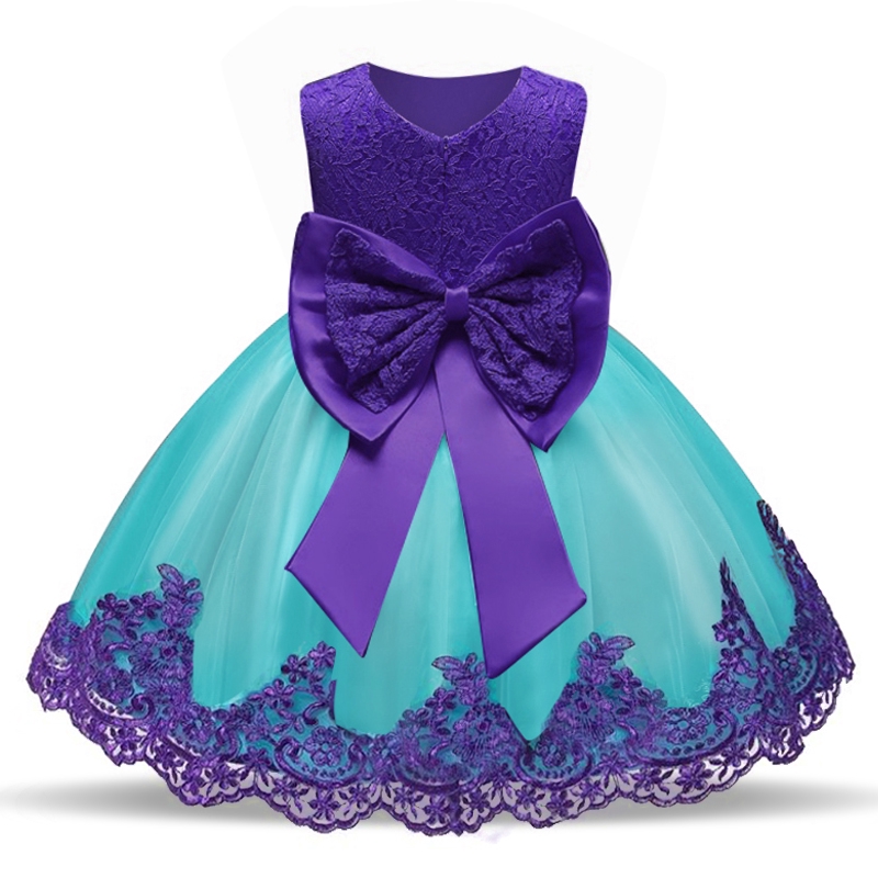 purple infant dress