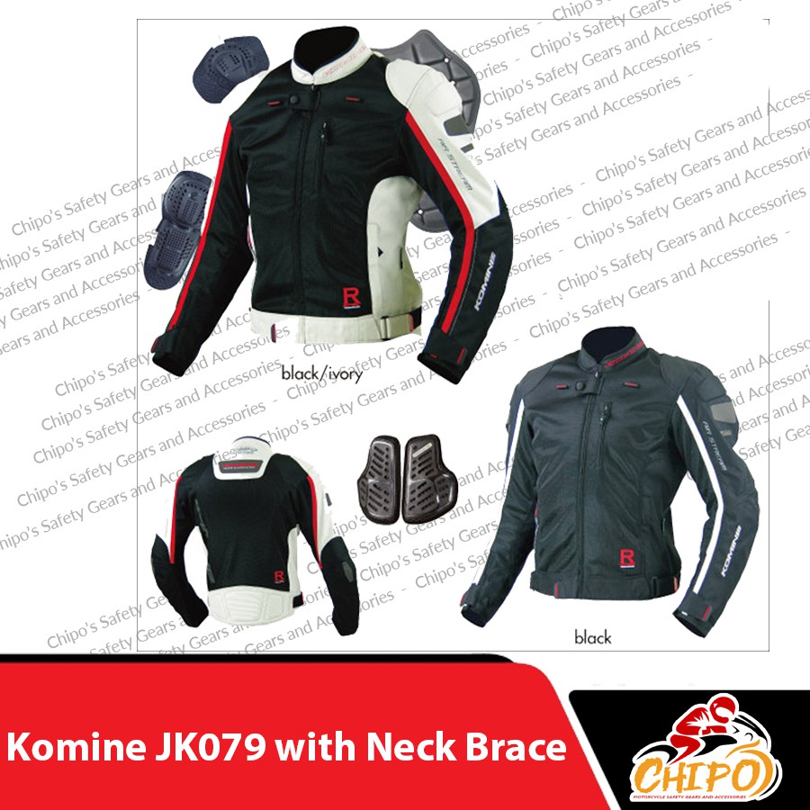 KOMINE JK 079 Air Stream Mesh Jacket 3D | Shopee Philippines