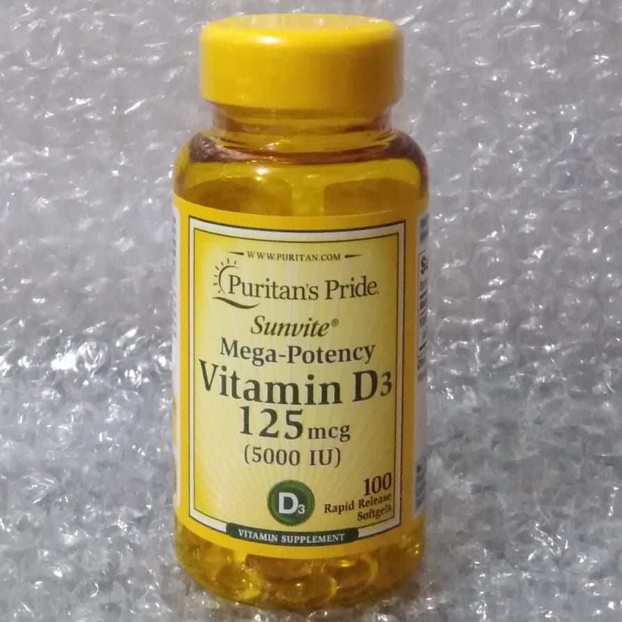 Puritan's Pride Vitamin D3 5000iu 100softgels Shopee Philippines