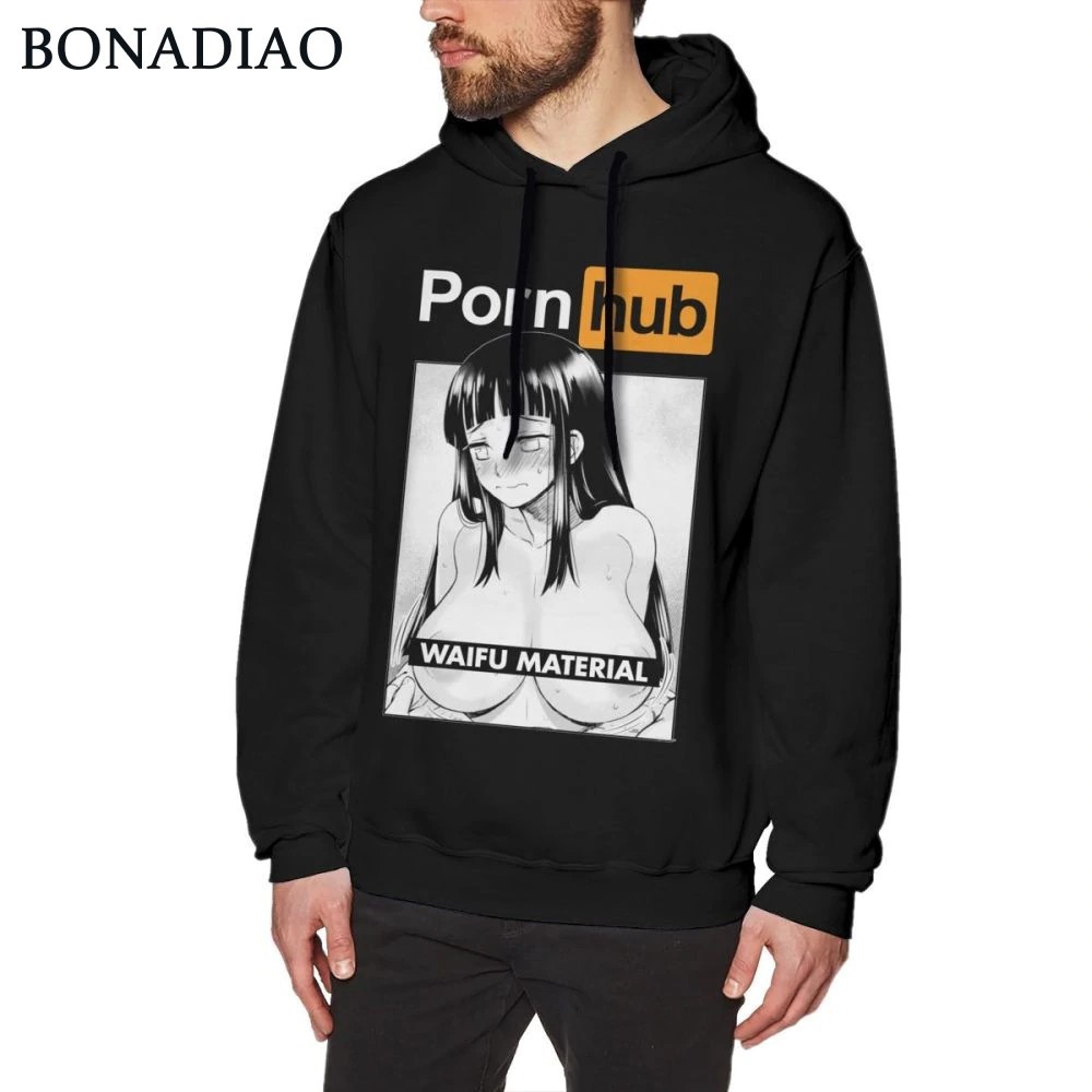 waifu material hoodie